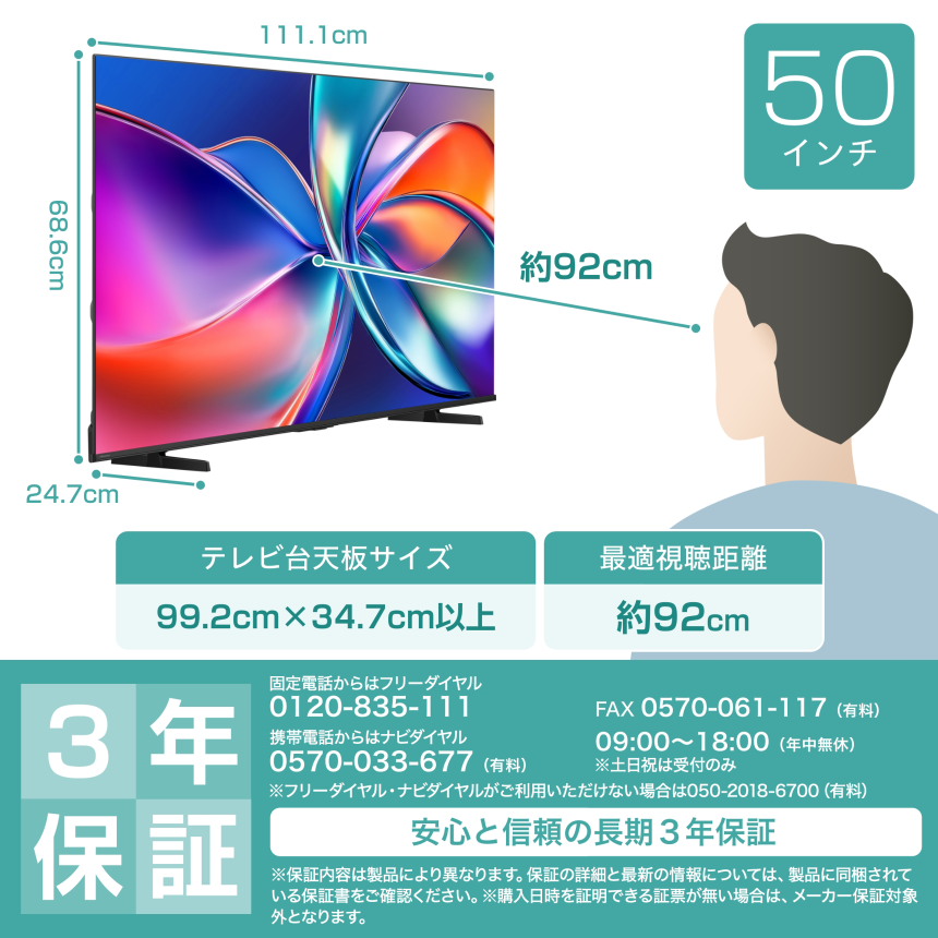 3年保証