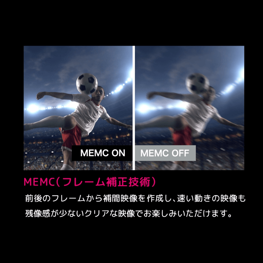 MEMC(フレーム補正技術)