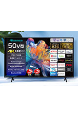 画像：ハイセンス 4K内蔵/HDR対応50V型液晶テレビ 50E65K